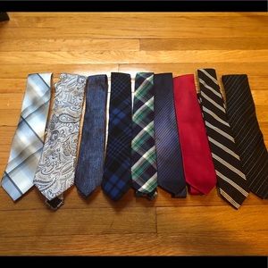 10 Assorted ties!